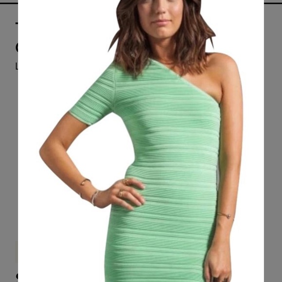 mint bandage dress